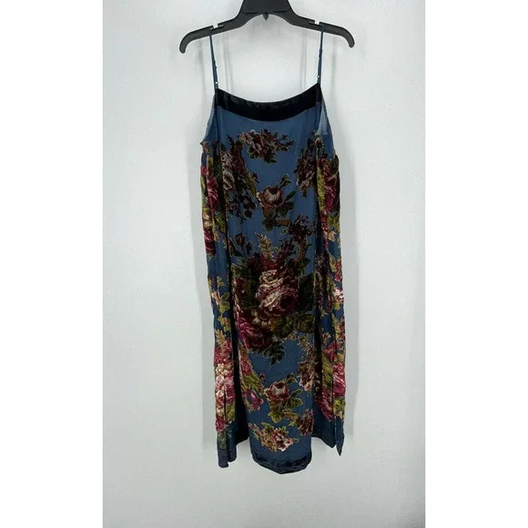 New BHLDN Carlson Size XL Burnout Velvet Dress - Picture 4 of 9